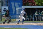 Baseball vs Babson  Wheaton College Baseball vs Babson during Championship game of the NEWMAC Championship hosted by Wheaton. - (Photo by Keith Nordstrom) : Wheaton, baseball, NEWMAC